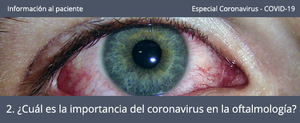 Impotancia del coronavirus - COVID-19 - VERTE Oftalmología Barcelona