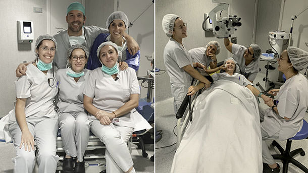 Equipo de enfermería Quirúrgica - Clinica CEM - VERTE Oftalmología Barcelona