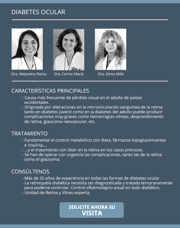 Especialistas Diabetes Ocular - VERTE Oftalmología Barcelona