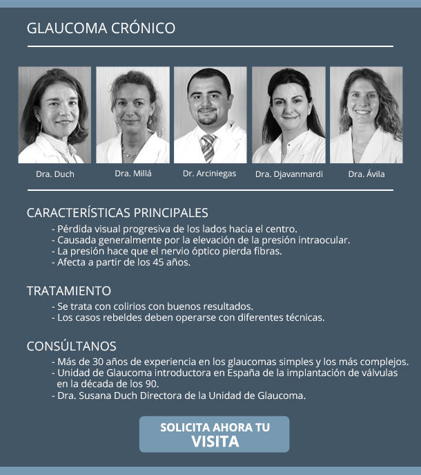 Especialistas Glaucoma - VERTE Oftalmología Barcelona